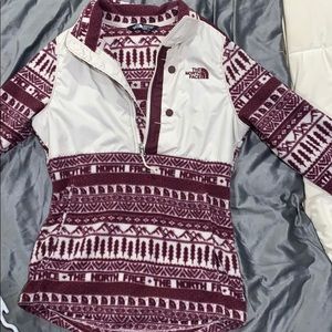 North Face half zip comfy sweater almost new